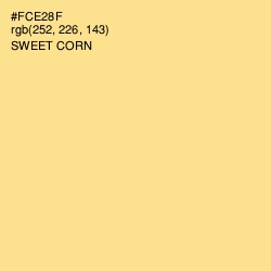 #FCE28F - Sweet Corn Color Image